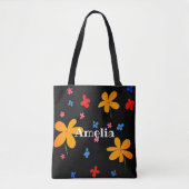 Tote Bag Bouteille jaune géant personnalisée (Devant)