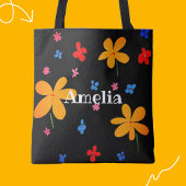 Tote Bag Bouteille jaune géant personnalisée