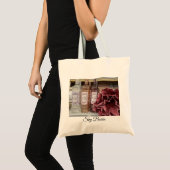 Tote Bag bouteilles et fleurs (Devant (produit))
