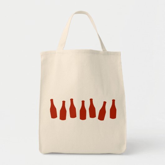 Tote Bag Bouteilles Ketchup (Devant)