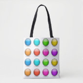 Tote Bag Boutons Ballons 3D Drôle Joke Trick (Devant)