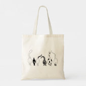 Tote Bag Boutons de chat (Dos)