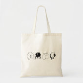 Tote Bag Boutons Hamster (Devant)