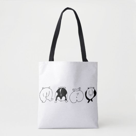 Tote Bag Boutons Hamster (Devant)