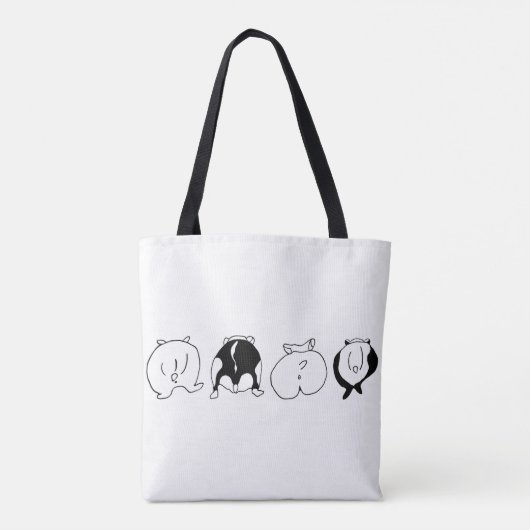 Tote Bag Boutons Hamster (Dos)