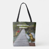 Tote Bag Bowles de pelouse Australie Fractionnement Happing (Dos)