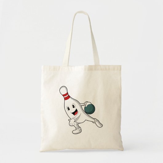 Tote Bag Bowling pin Bowling (Devant)
