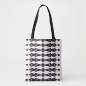 Tote Bag Bowties bleues et dorées (Devant)