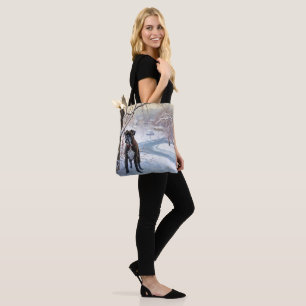 Tote Bag Boxe Laisser Neige Noël