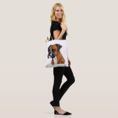Tote Bag Boxer Bark Designs Punchy Graphic designs (Sur le modèle)