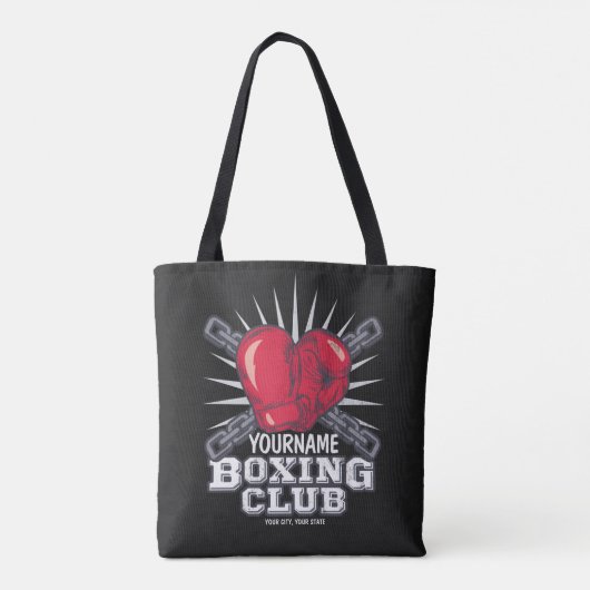 Tote Bag Boxer champion de course (Dos)