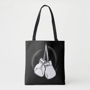 Tote Bag Boxer Gants de boxe blanche