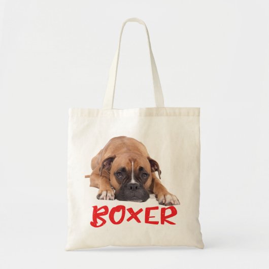 Tote Bag Boxer Puppy Dog Red Boxers Red Love (Devant)