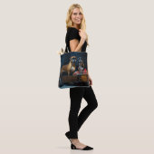 Tote Bag Boxeur Sleigh Noël Décor (Sur le modèle)