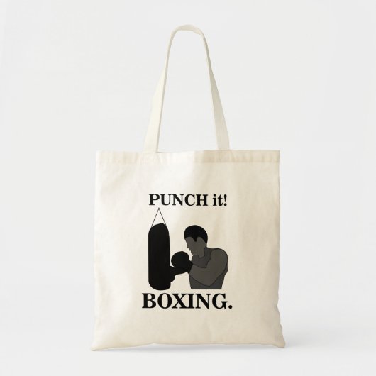 Tote Bag Boxing Sport Punch It Boxing (Devant)