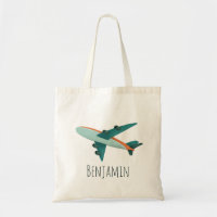 Boys mignon Avion Bleu Enfants Voyage à l'école