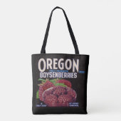 Tote Bag Boysenberries Oregon des années 1940 peut imprimer (Dos)