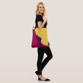 Tote Bag Braises dorées Abstrait (Sur le modèle)