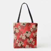 Tote Bag Branche de cerisier japonais : élégant (Dos)