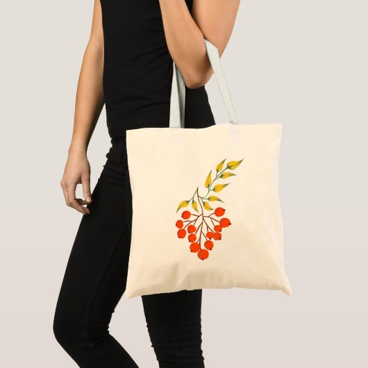 Tote Bag Branche de viburnum de style ukrainien. Ukraine (Devant (produit))