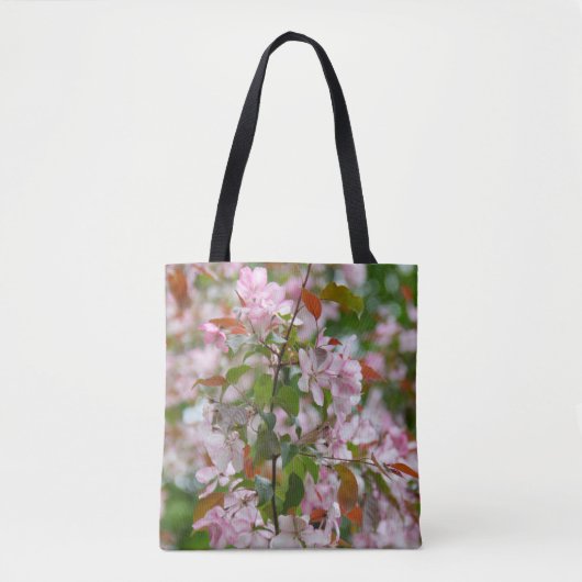 Tote Bag Branche délicate avec fleurs pommier (Devant)