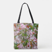 Tote Bag Branche délicate avec fleurs pommier (Dos)