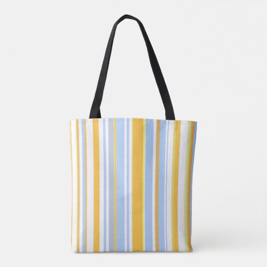 Tote Bag Branché Moderne Boho Chic Stripes (Dos)