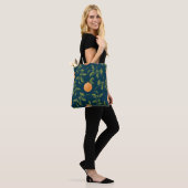 Tote Bag Branches d'agrumes Arrière - plans foncés (Sur le modèle)