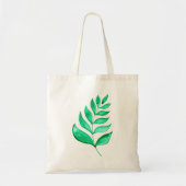 Tote Bag Branches d'aquarelle simples - vert (Devant)