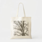 Tote Bag Branches d'arbre Brown rose pâle (Devant)