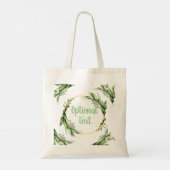 Tote Bag Branches d'olivier en fleurs (Dos)