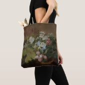 Tote Bag Branches fleuries sur une souche d'arbre (De près)