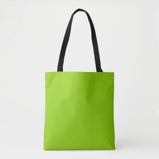 Tote Bag Brat vert uni (Devant)