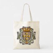 Tote Bag Brave nom de famille Crest (Dos)