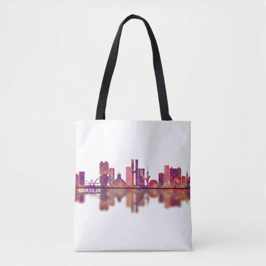 Tote Bag Brazil Skyline (Devant)