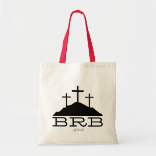 Tote Bag BRB Jésus Croix Calvaire Religieux Pâques chrétien