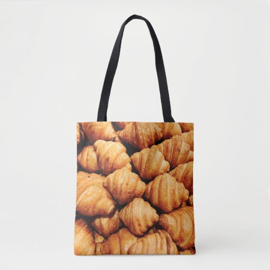 Tote Bag Bread background / Bread is a staple food prepared (Devant)
