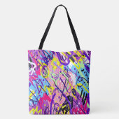 Tote Bag Breaking Free : Art Abstrait (Dos)