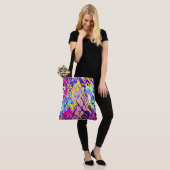 Tote Bag Breaking Free : Art Abstrait (Sur le modèle)
