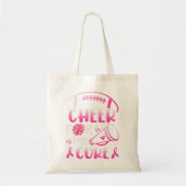 Tote Bag Breast Cancer Awareness Cheer For The Cure T-shirt (Devant)