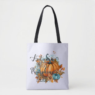 Tote Bag Breeze d'automne, Citrouilles S'il vous plaît - Co