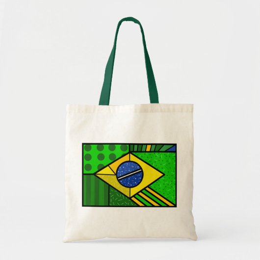 Tote Bag Brésil Brazil brazilian flag (Devant)