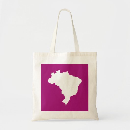 Tote Bag Brésil festif pourpre (Devant)
