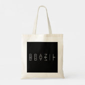 Tote Bag Brésil Réflexions - Brésil Word Art Souvenir (Dos)