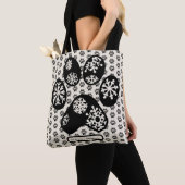 Tote Bag BREVET DE Noël Paw Snowflake sur mesure (De près)