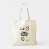 Tote Bag Brevet de pierre de curling (Dos)
