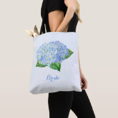 Tote Bag Bride Blue Hydrangea (De près)