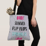 Tote Bag BRIDE & Bridesmaitres Summer Bridal Sprinkle Party<br><div class="desc">Chérie, elle va adorer ce fabuleux sac fourre-tout à thème de fête, en faire le cadeau parfait ensemble avec tee coordonné et serviette de plage. Un merveilleux souvenir de votre fête, ce sera un souvenir pour les années à venir. Personnalisez-le comme vous le souhaitez, c'est un grand cadeau d'anniversaire, de...</div>