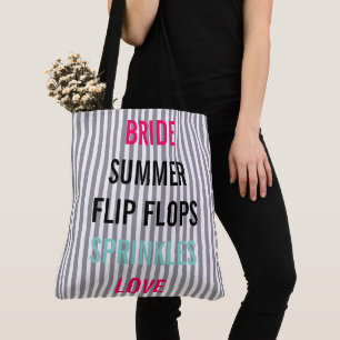 Tote Bag BRIDE & Bridesmaitres Summer Bridal Sprinkle Party