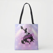 Tote Bag Bride 'em Cowboy Bachelorette v2 Équipe de la mari (Devant)